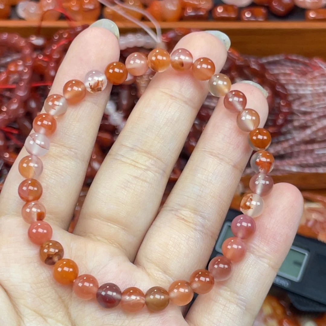 南红玛瑙未镶嵌配饰多宝福利单圈