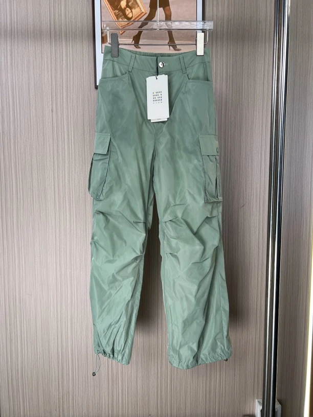 9130欧货品牌撤柜fg女装春夏新款时尚气质百搭束脚工装裤休闲裤