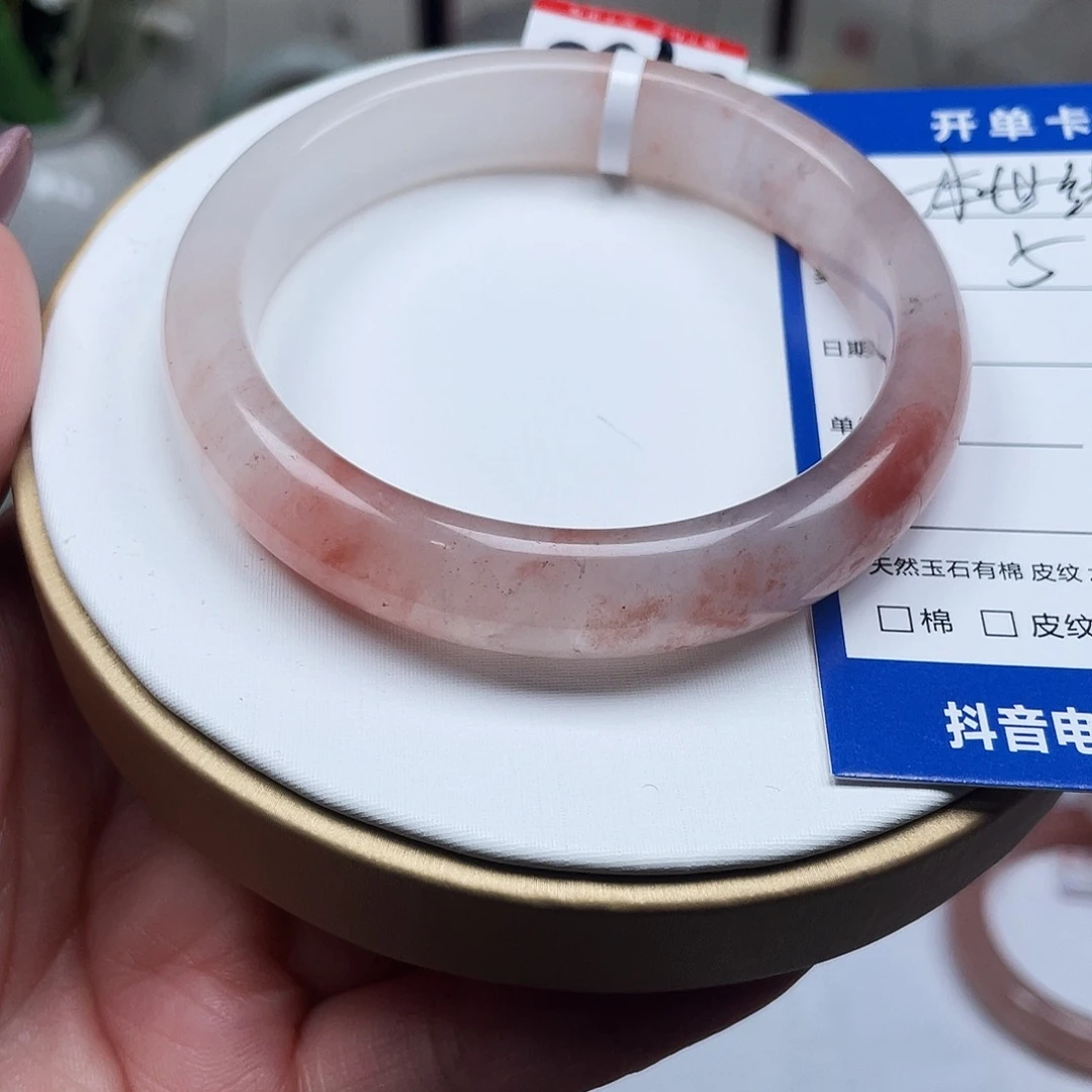 默***4石英质玉（金丝玉）未镶嵌手镯5