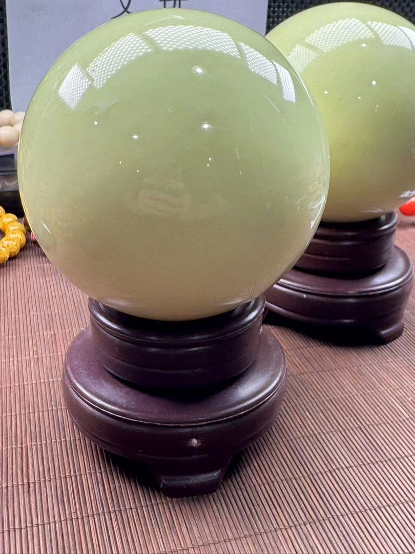 大夜明珠球摆件 带底座