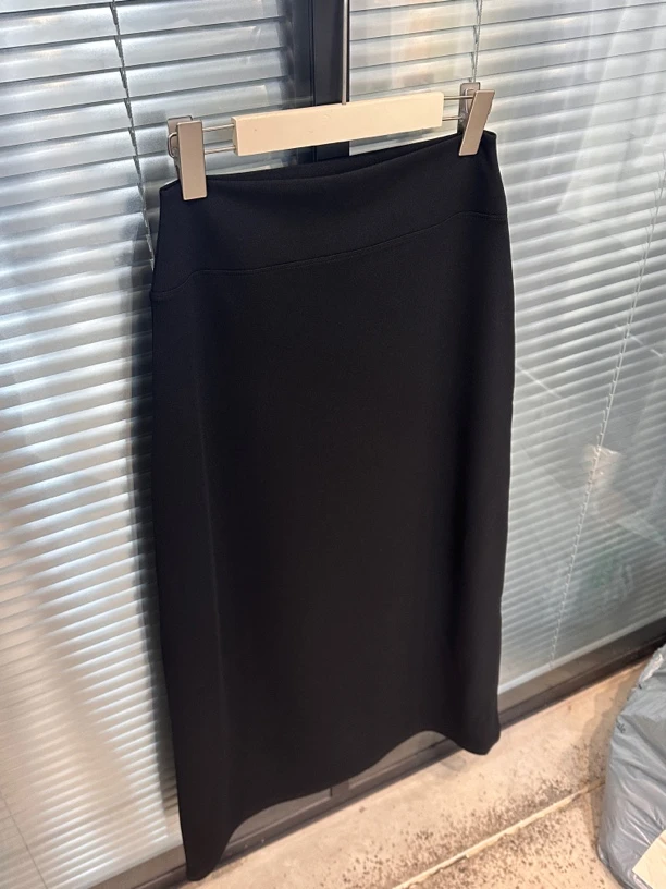 七哥现货sinsang新品ins姐姐气质优雅可机洗绵混纺长半身裙