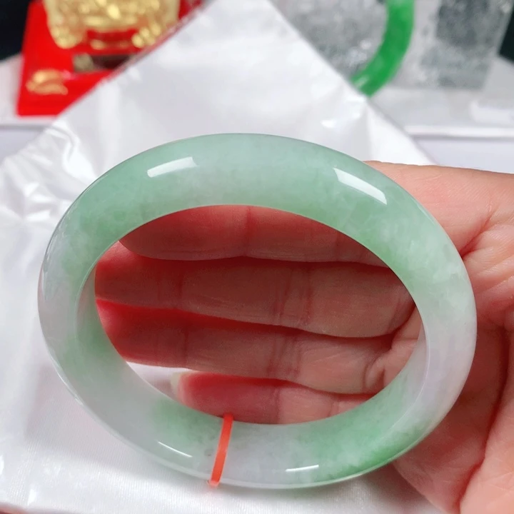 未镶嵌手镯翡翠  编号0275 正圈58+