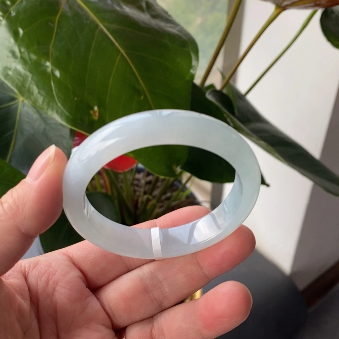 翡翠未镶嵌手镯21号