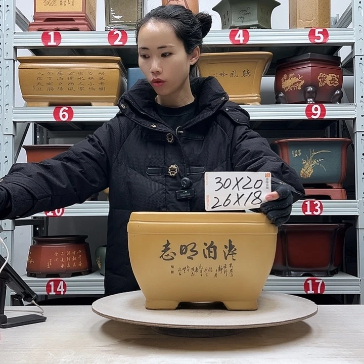 紫砂花盆紫砂花盆