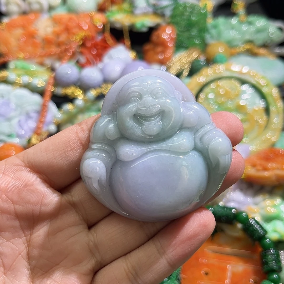 翡翠未镶嵌颈饰待编织