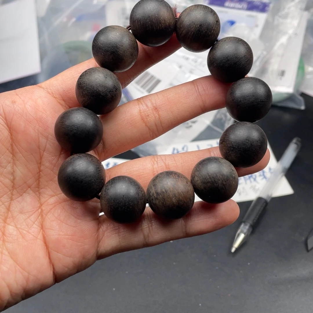 琥珀手链未镶嵌沉香卡19