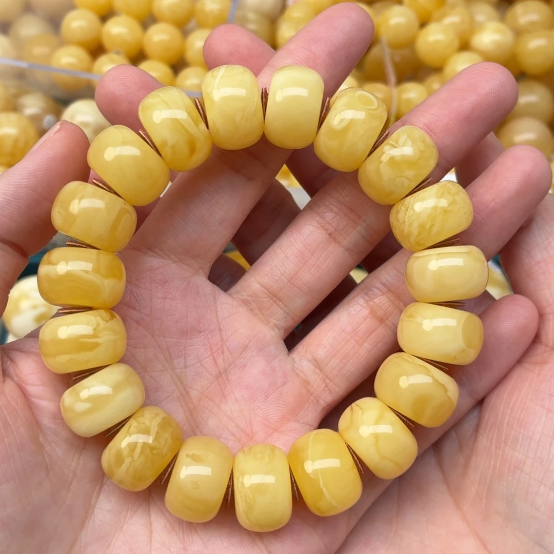 蜜蜡未镶嵌裸石16+蜜蜡手串