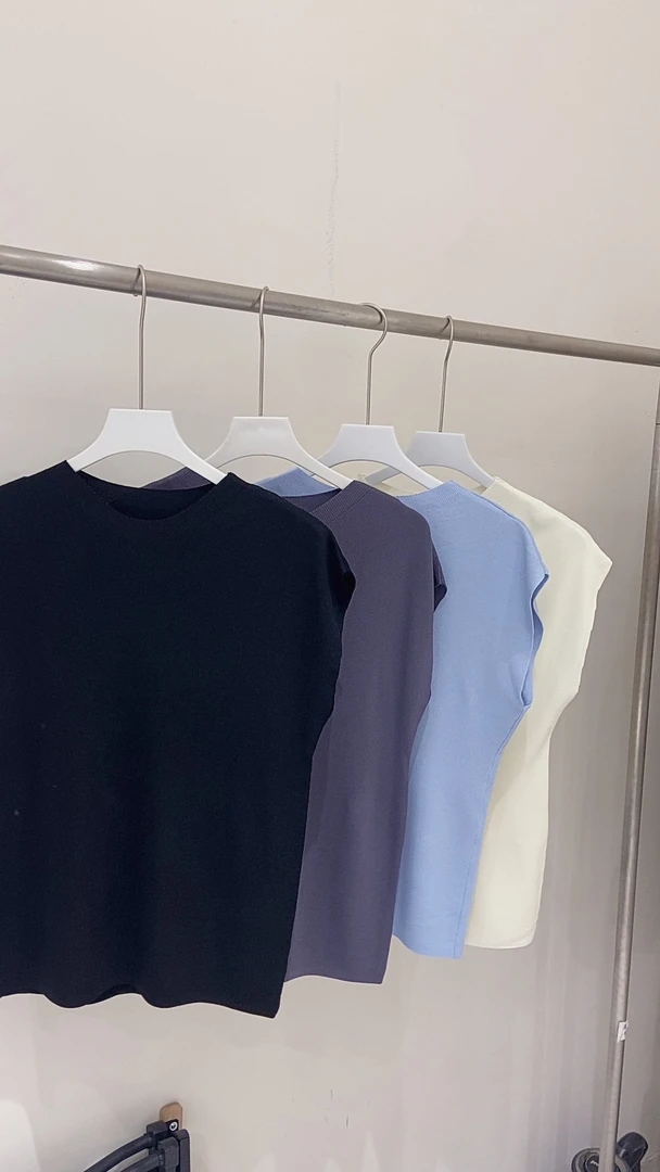 夏款百搭冰丝上衣