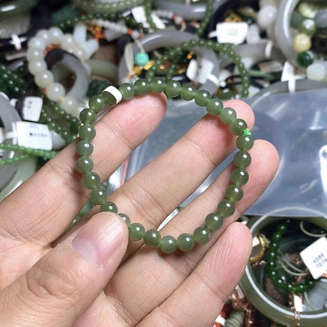 和田玉手串未镶嵌