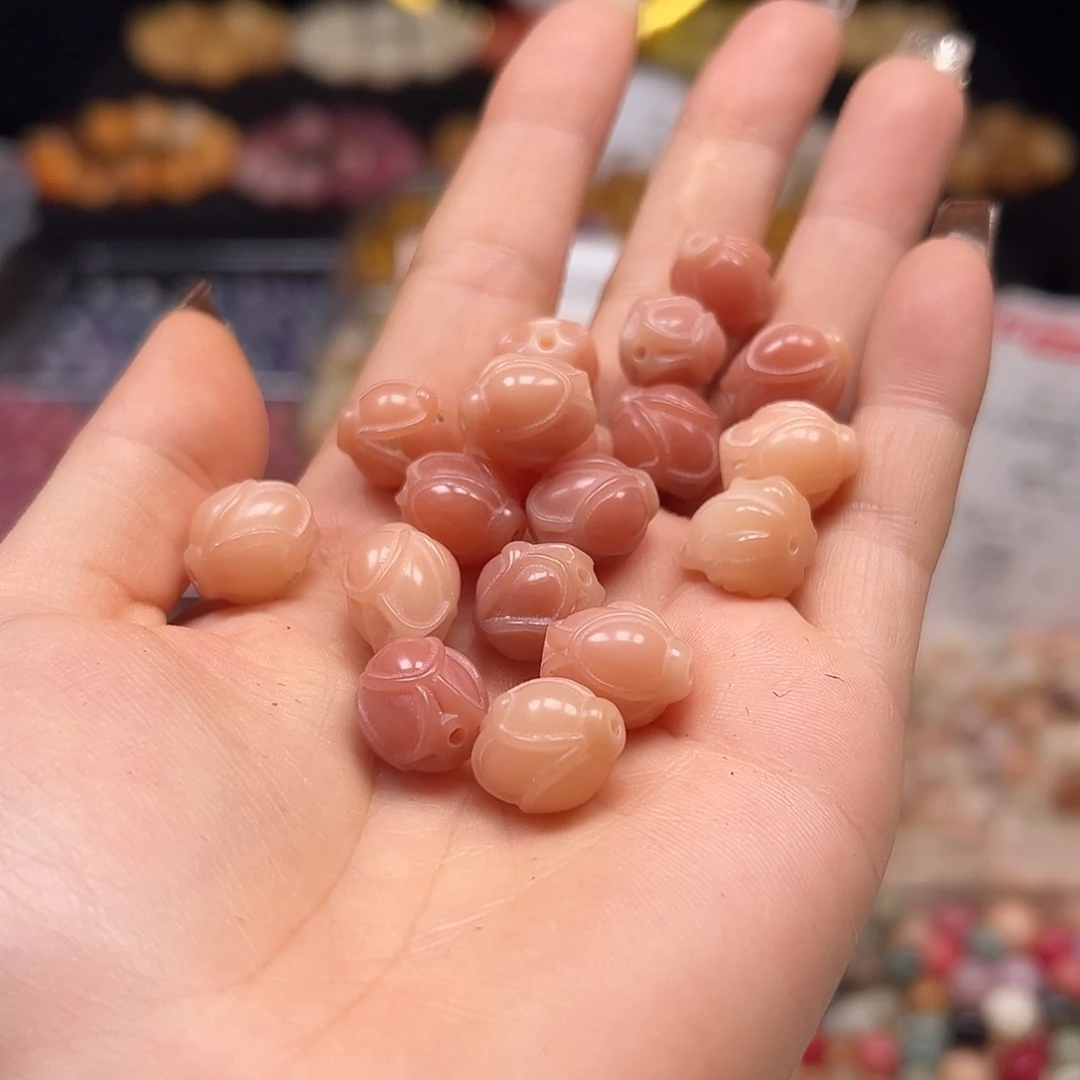 手串菩提根/象牙果粉玉兰花23颗