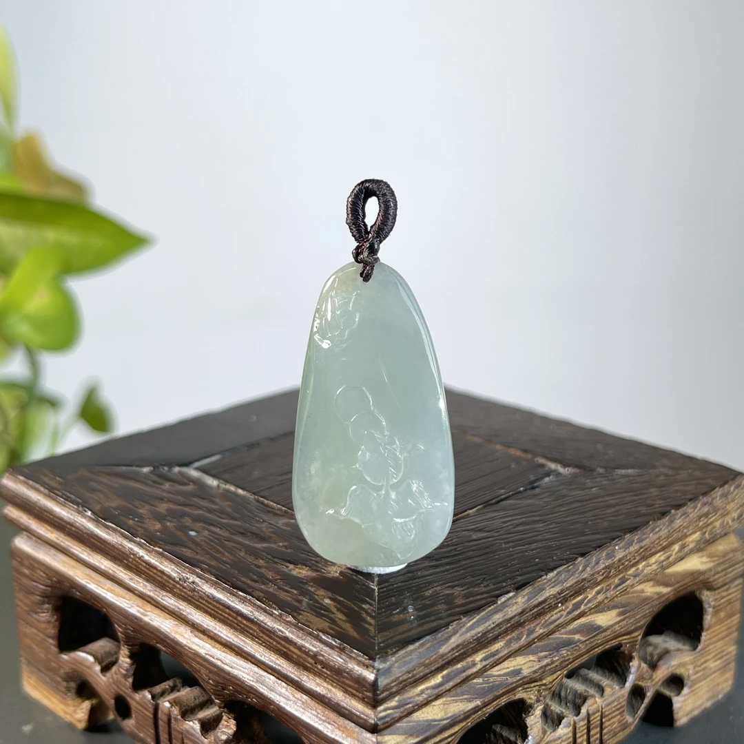 JCW30-31 天然翡翠缅甸A货 年年有余