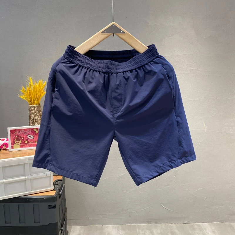 新款夏季薄款透气简约短裤男士时尚潮流青少年百搭休闲五分裤