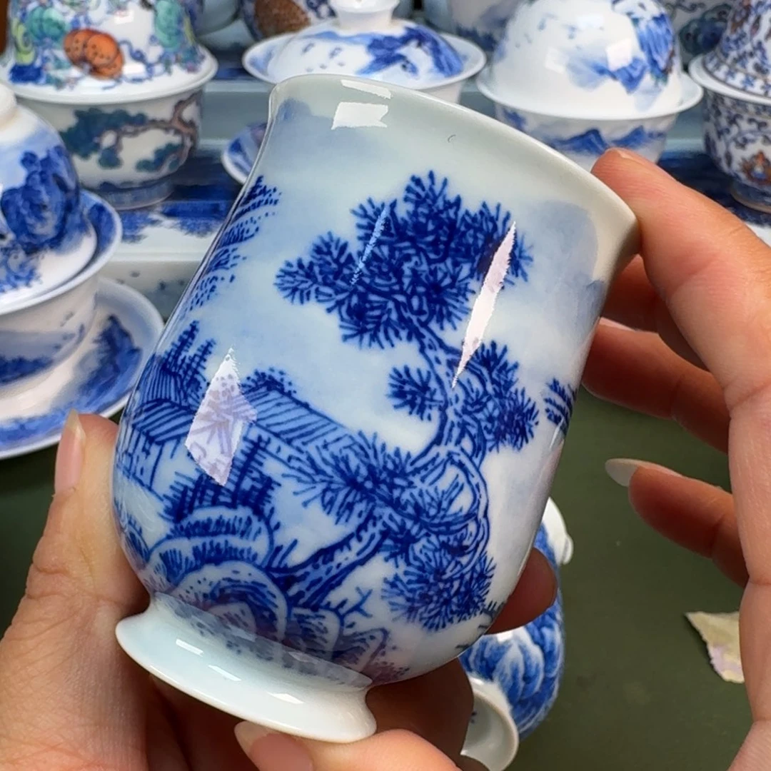 景德镇纯手绘茶具圆圆211