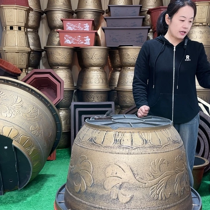 发***理圆盆古铜一米二一个