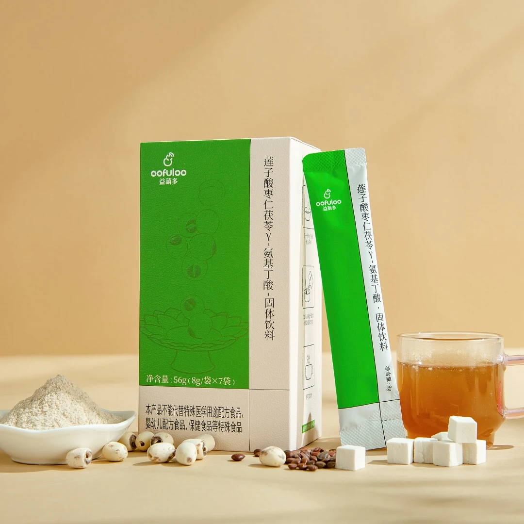 ooFuloo/益葫多莲子酸枣仁茯苓γ-氨基丁酸固体饮料官方8g*7袋 56g