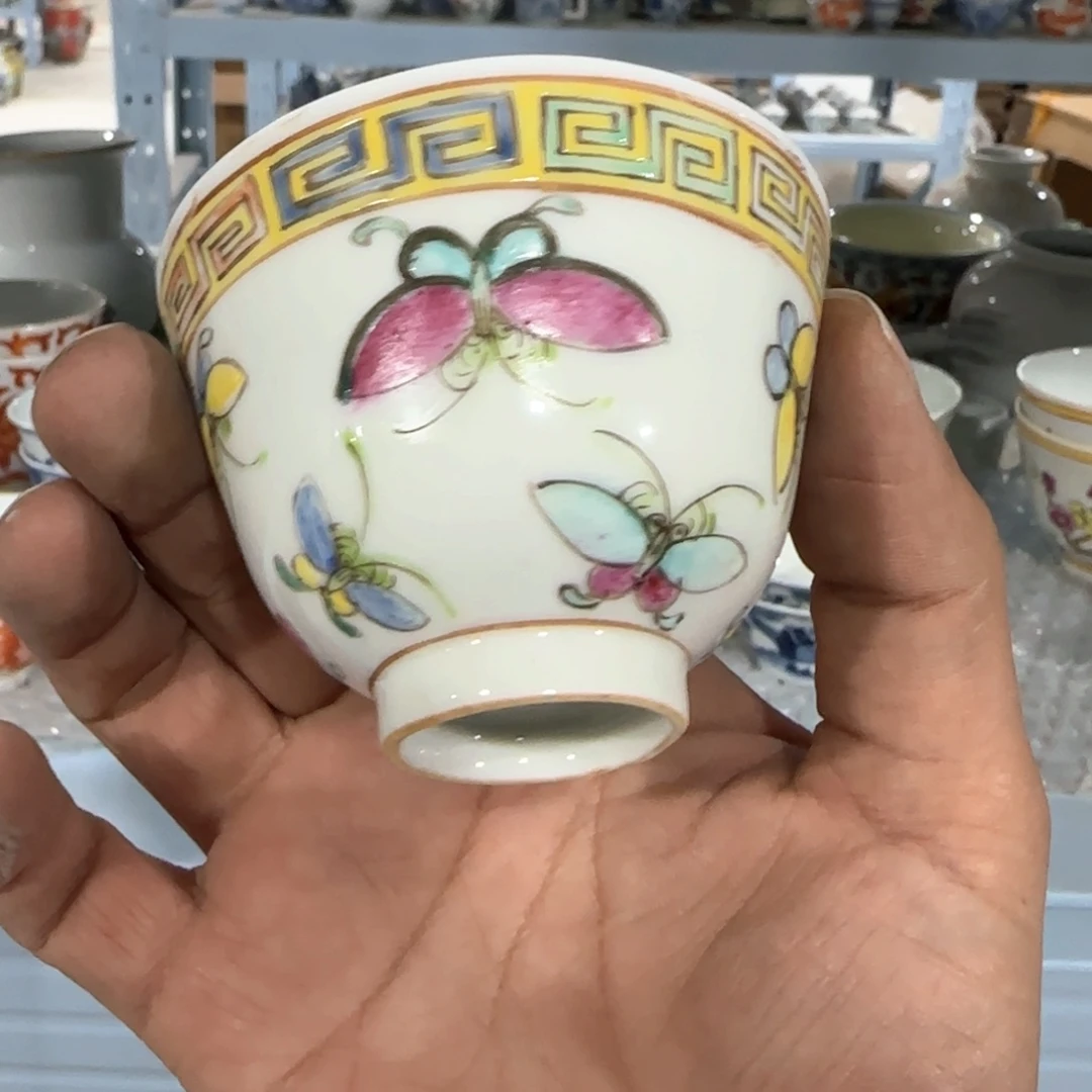 瓷片摆件手绘瓷器全部处理了吧