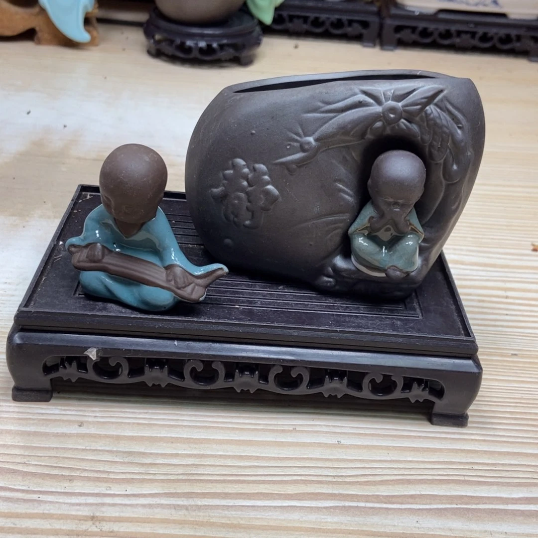 瓷片陶瓷花盆陶瓷艺术