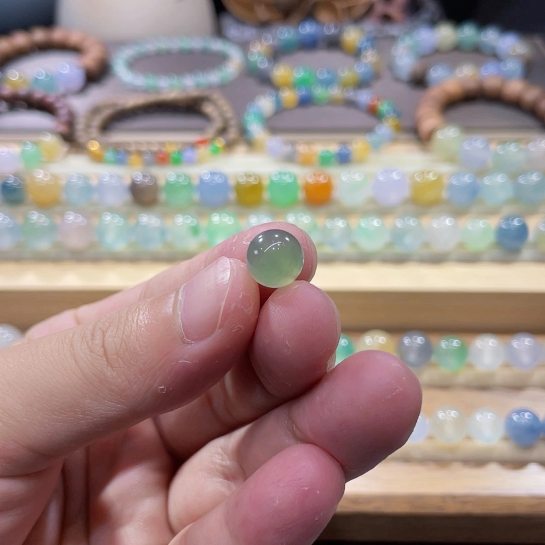 未镶嵌手链翡翠冰绿