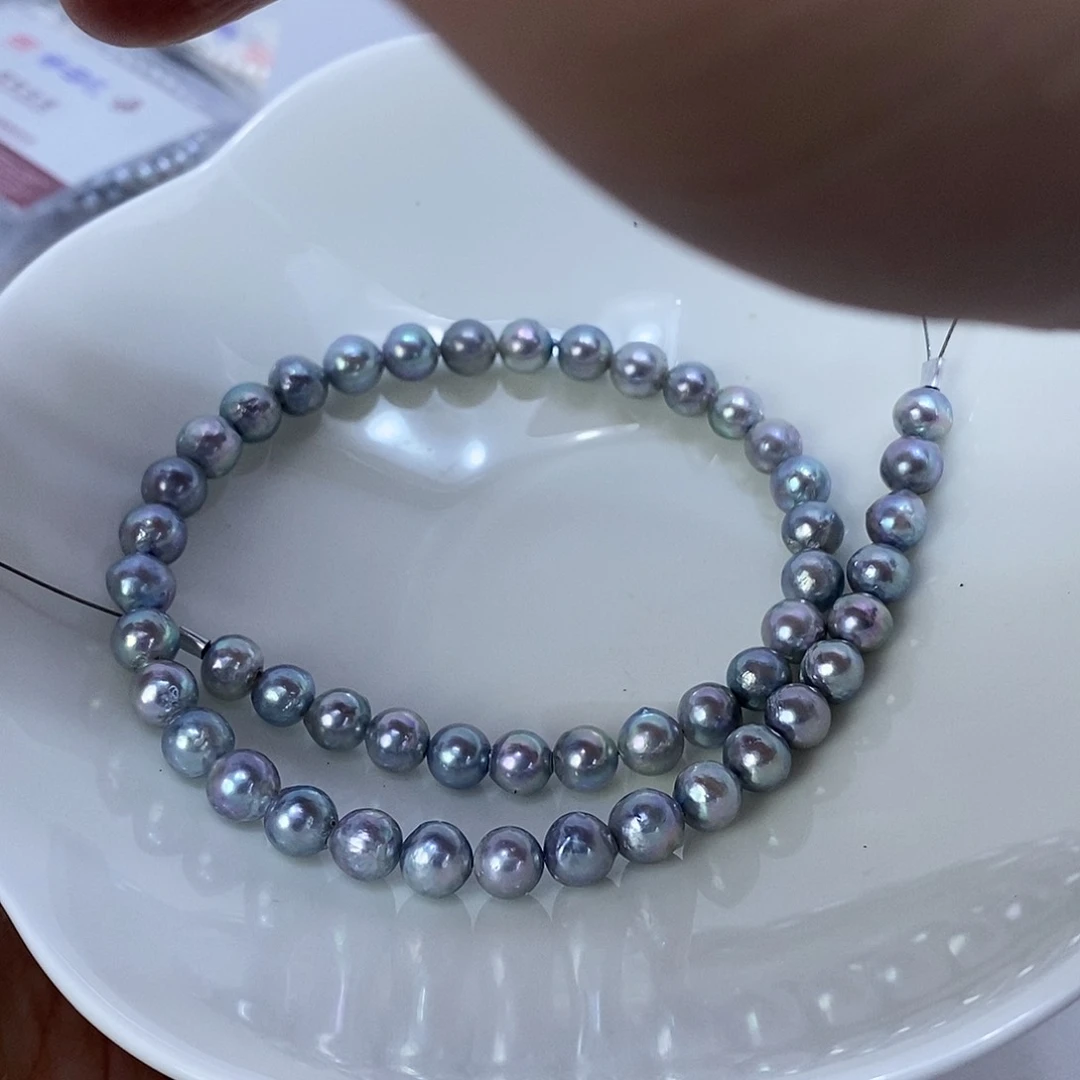 海水珍珠银S925镶嵌颈饰