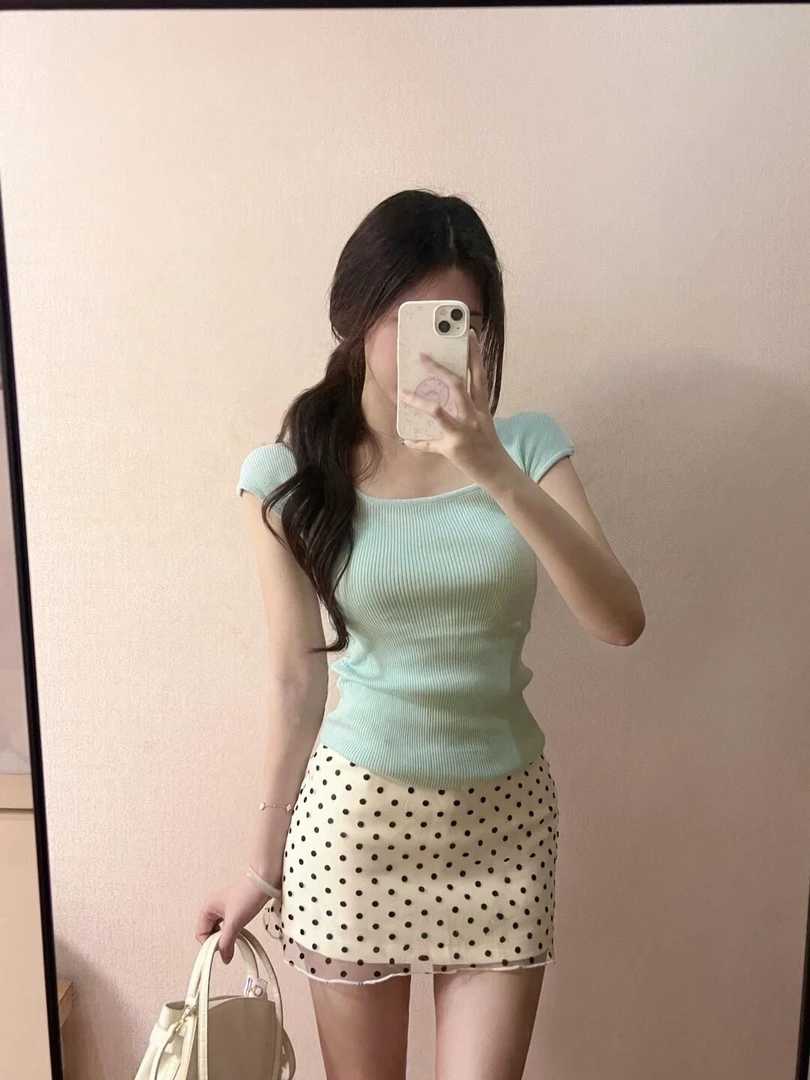 郑有钱家（孤品19～49请拍这里辣妹短袖纯欲风T恤夏季内搭百搭韩版