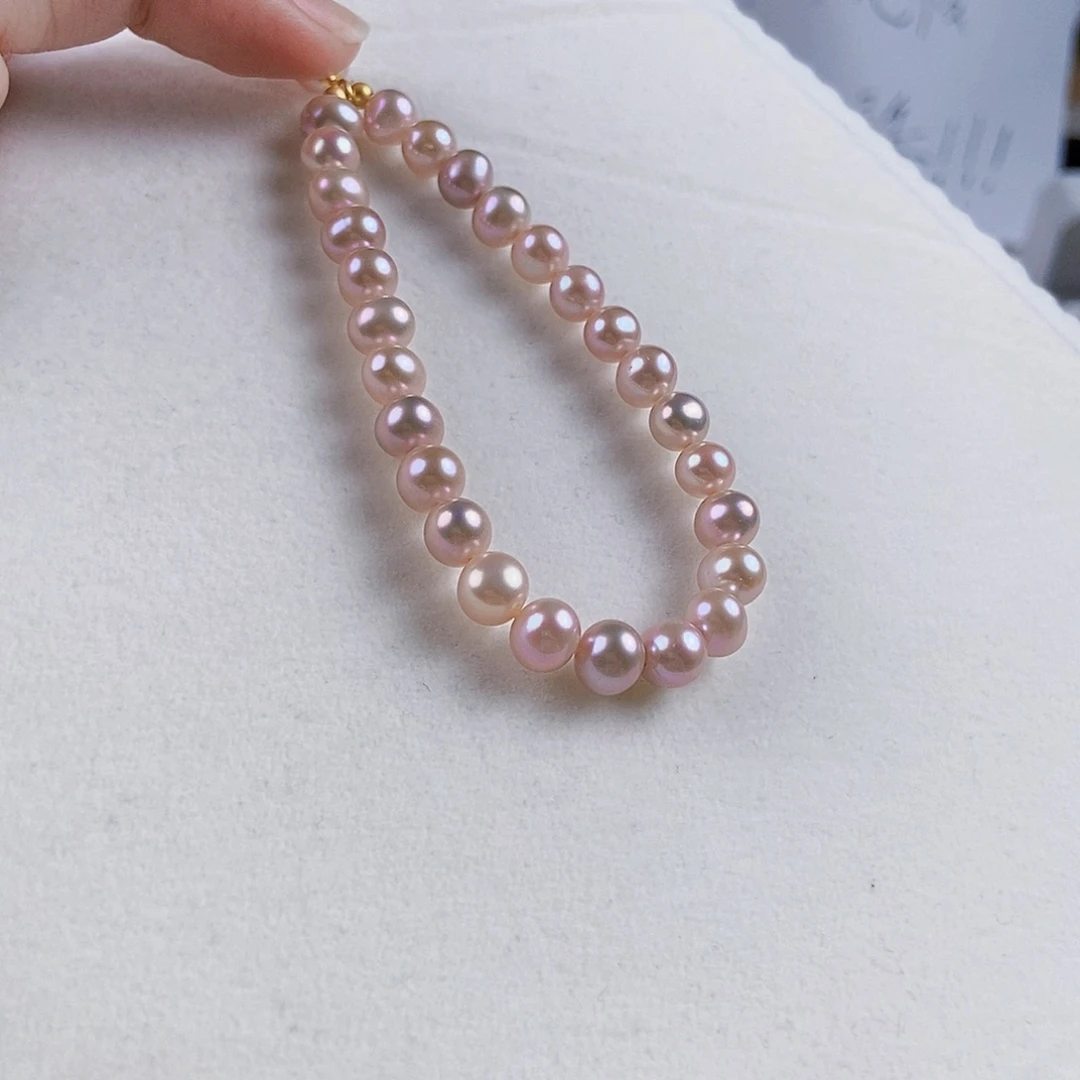 淡水珍珠手绳银S925镶嵌