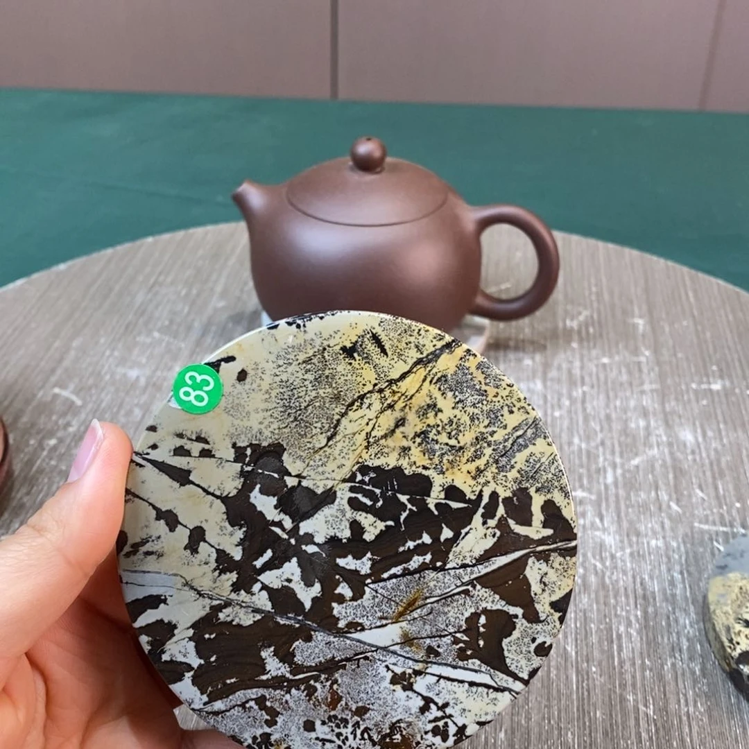 石材广西国画石草花石