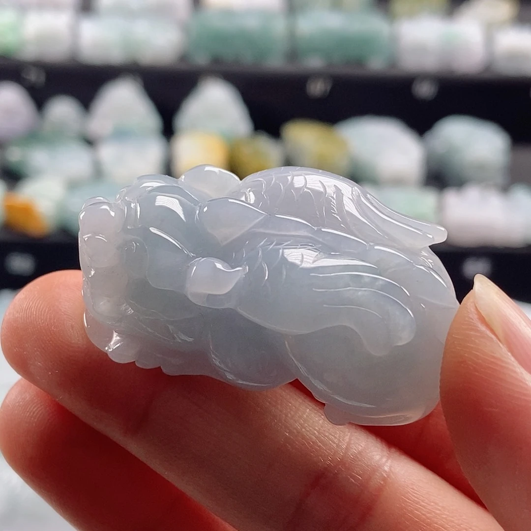 颈饰未镶嵌翡翠前***%翡翠貔貅