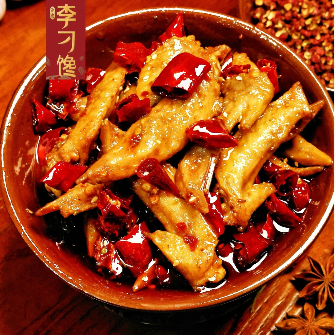 【李刁馋】【冷吃鸡尖180g】【满60包邮】自贡特产即食追剧宵夜解馋