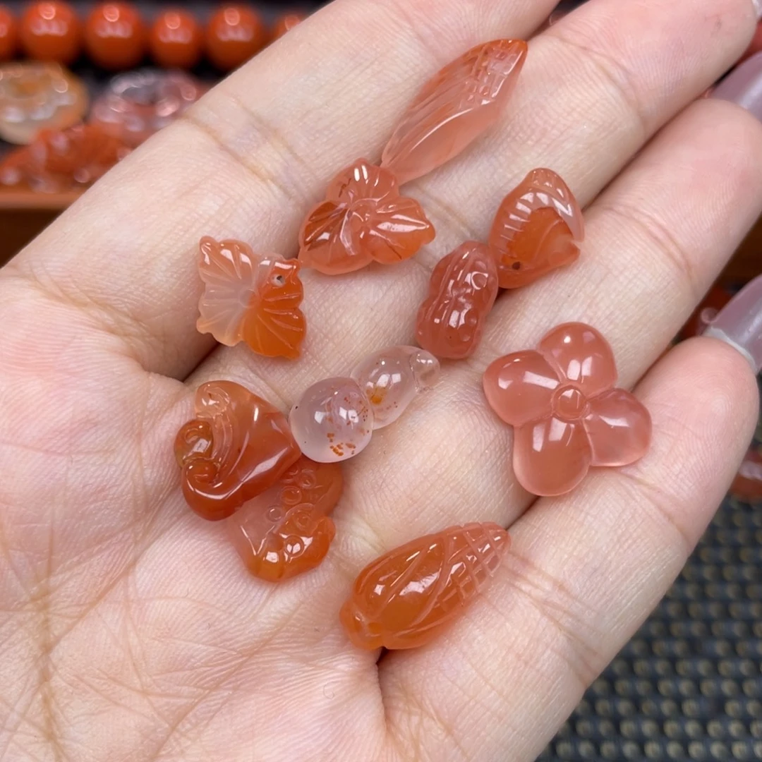 南红玛瑙未镶嵌颈饰配饰