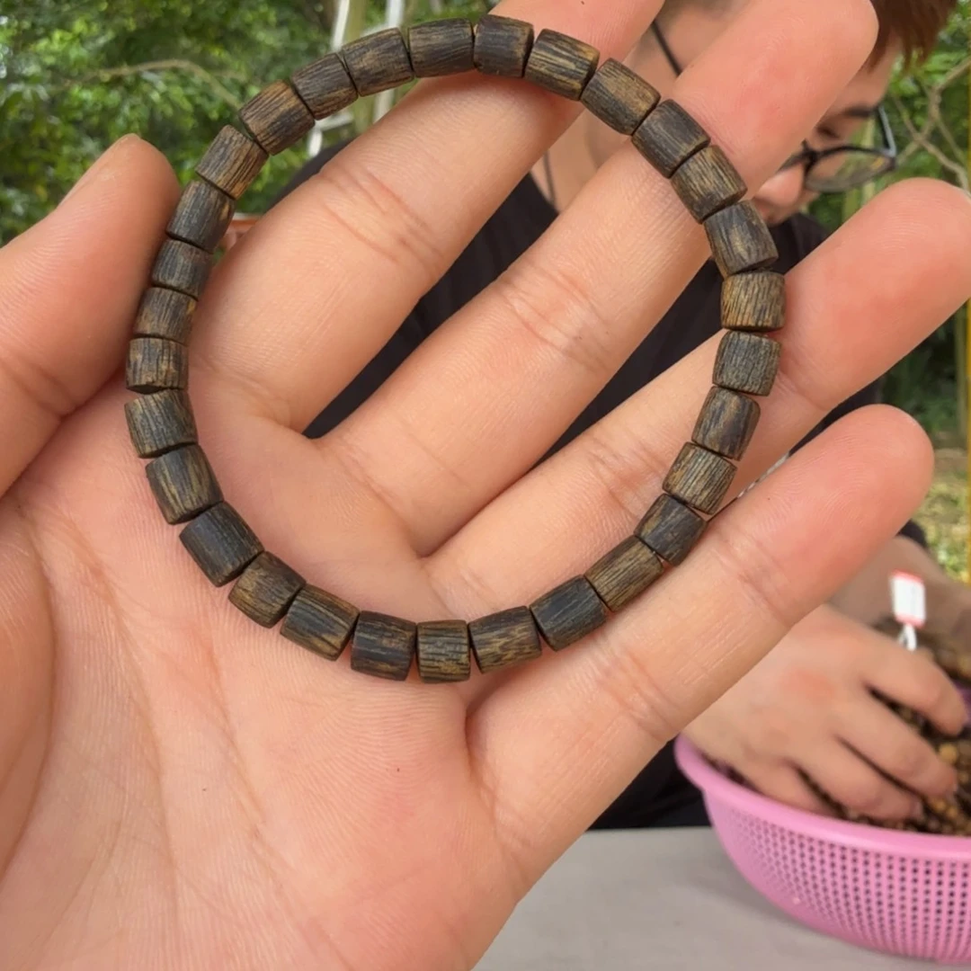沉香碎屑沉香张勺子沉水树心单圈