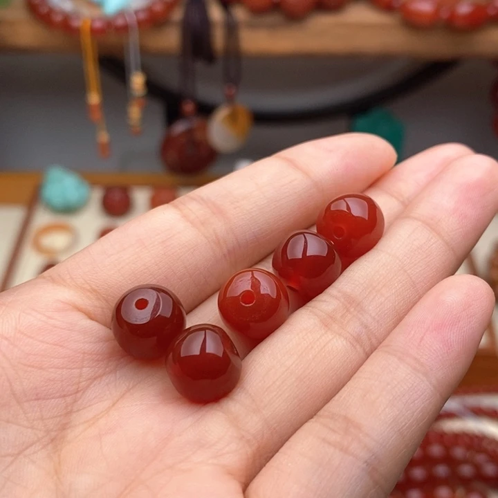 大***叔玛瑙/玉髓颈饰合金