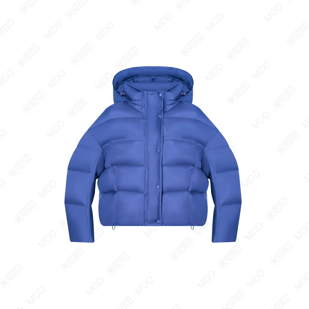 90白鸭绒泡芙系列摩登美拉德色系潮流精致时尚短款冬季羽绒服2511