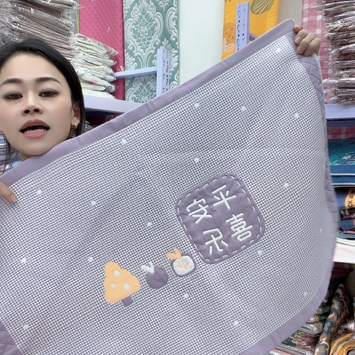 棉紫色平安喜乐棉