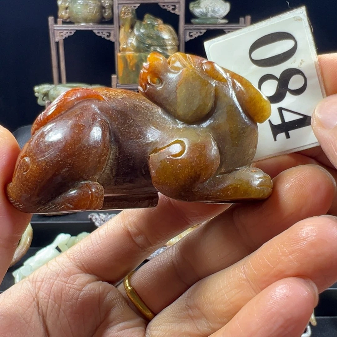 天***顺未镶嵌和田玉挂件