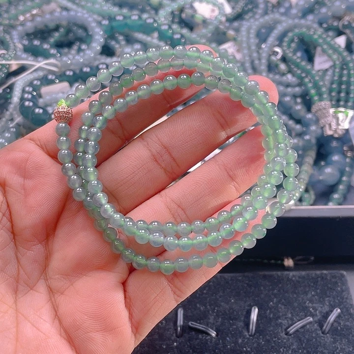 颈饰未镶嵌翡翠A货卡4.8