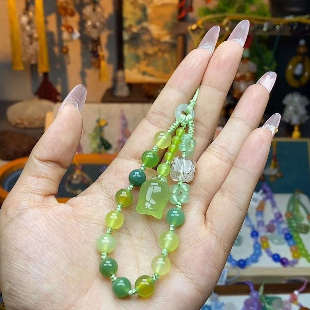玛瑙/玉髓车挂未镶嵌挂件