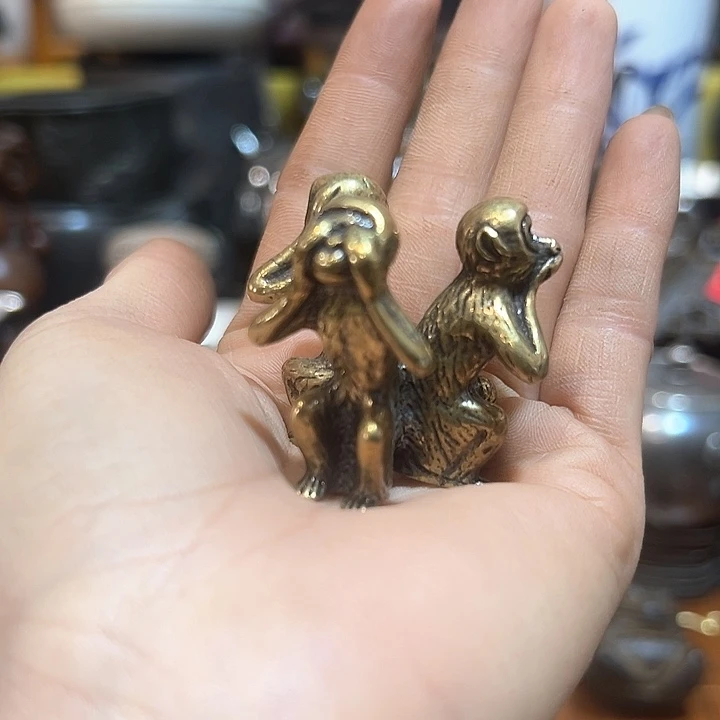 铜中古工艺品摆件