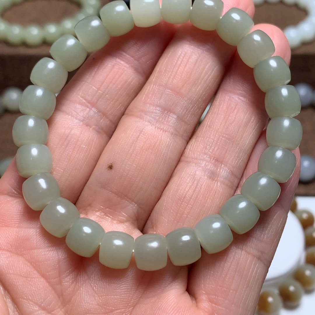 和田玉未镶嵌手链