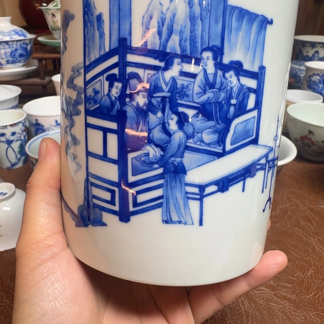 陶摆件今天晚上的月亮好美