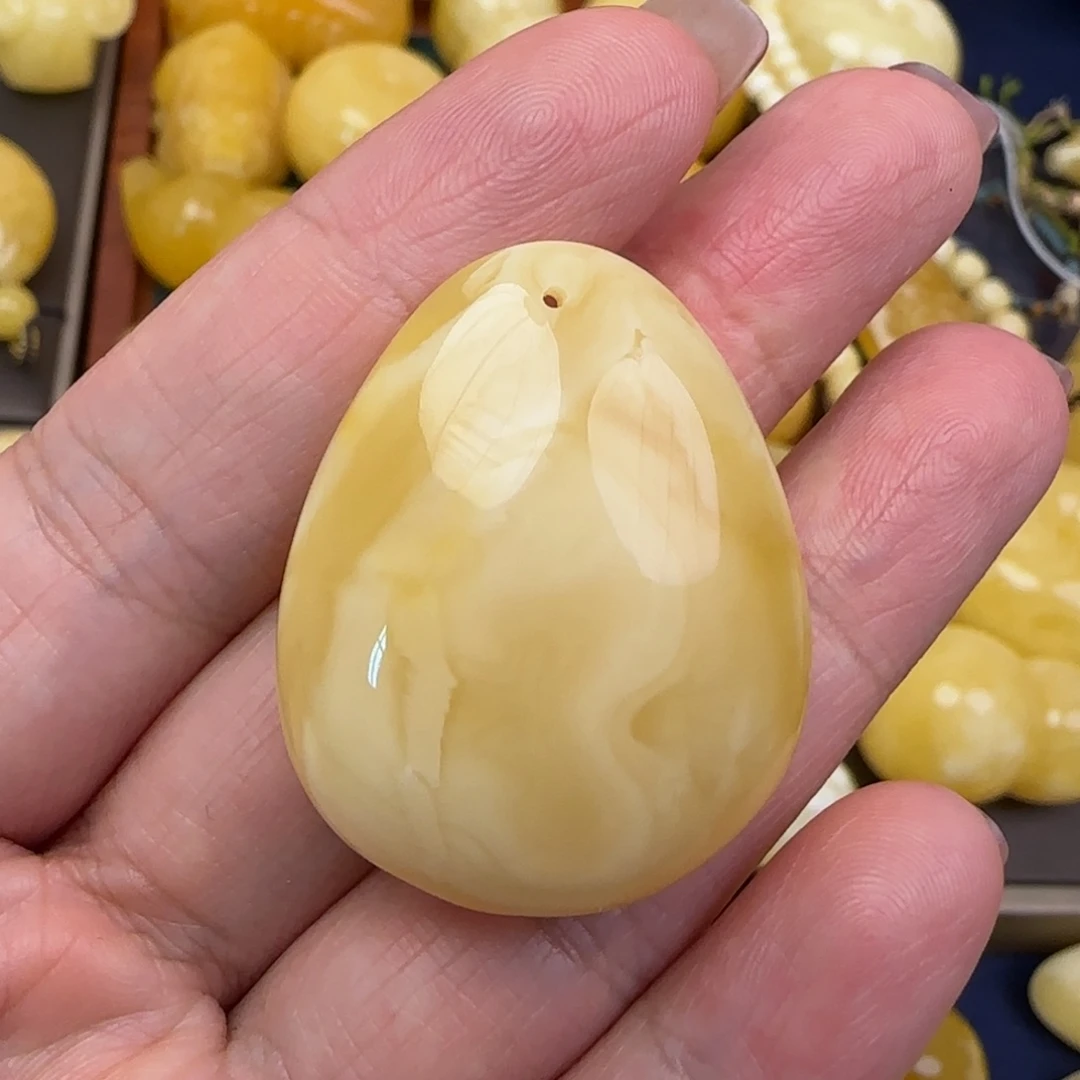 蜜蜡颈饰未镶嵌天然蜜蜡