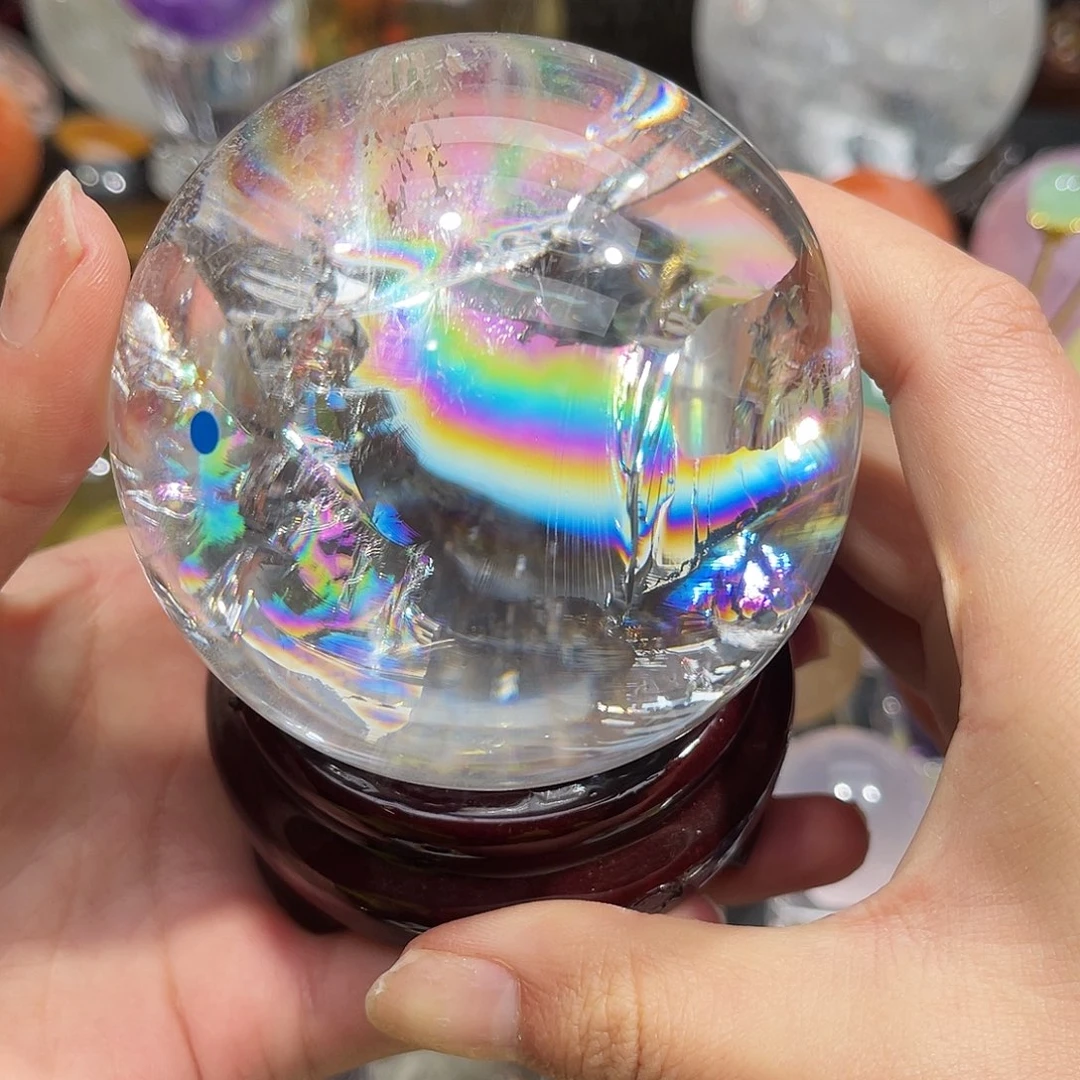 水晶珠宝半成品未镶嵌微瑕8.06