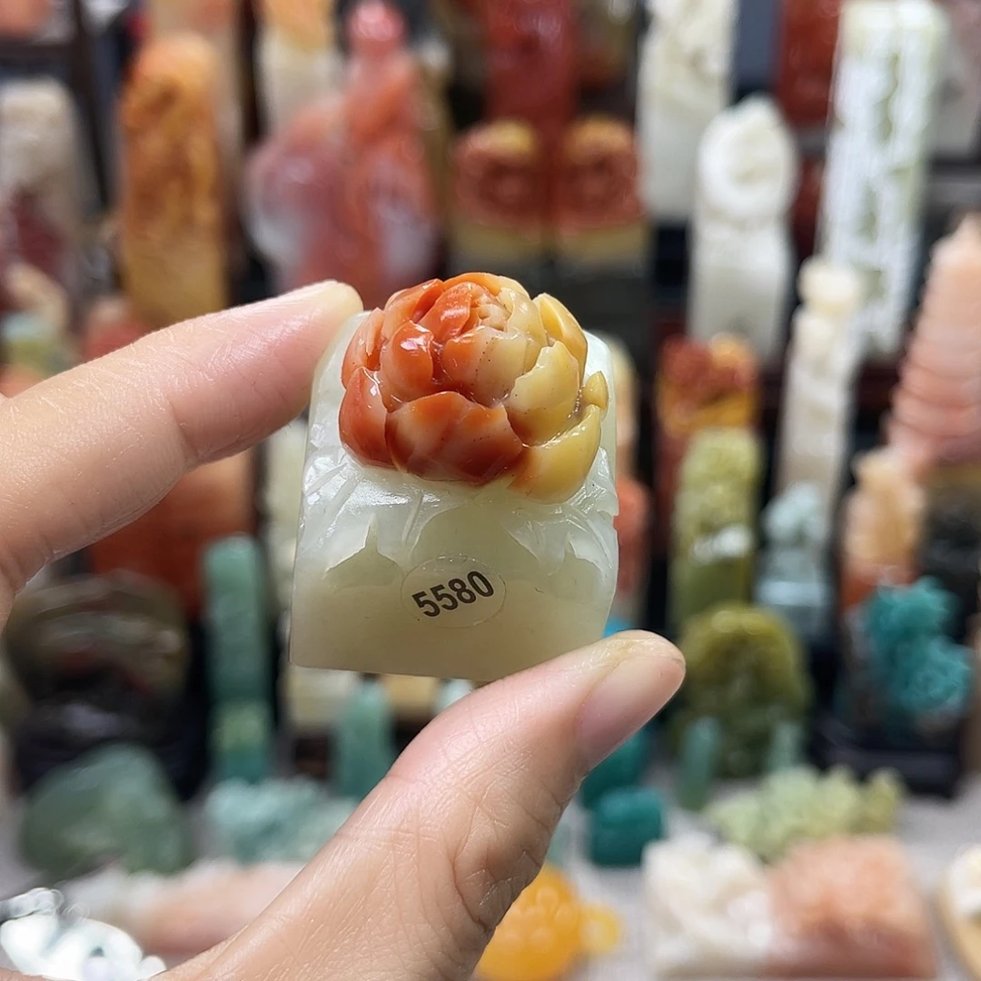 印石昌化石5580包邮包刻