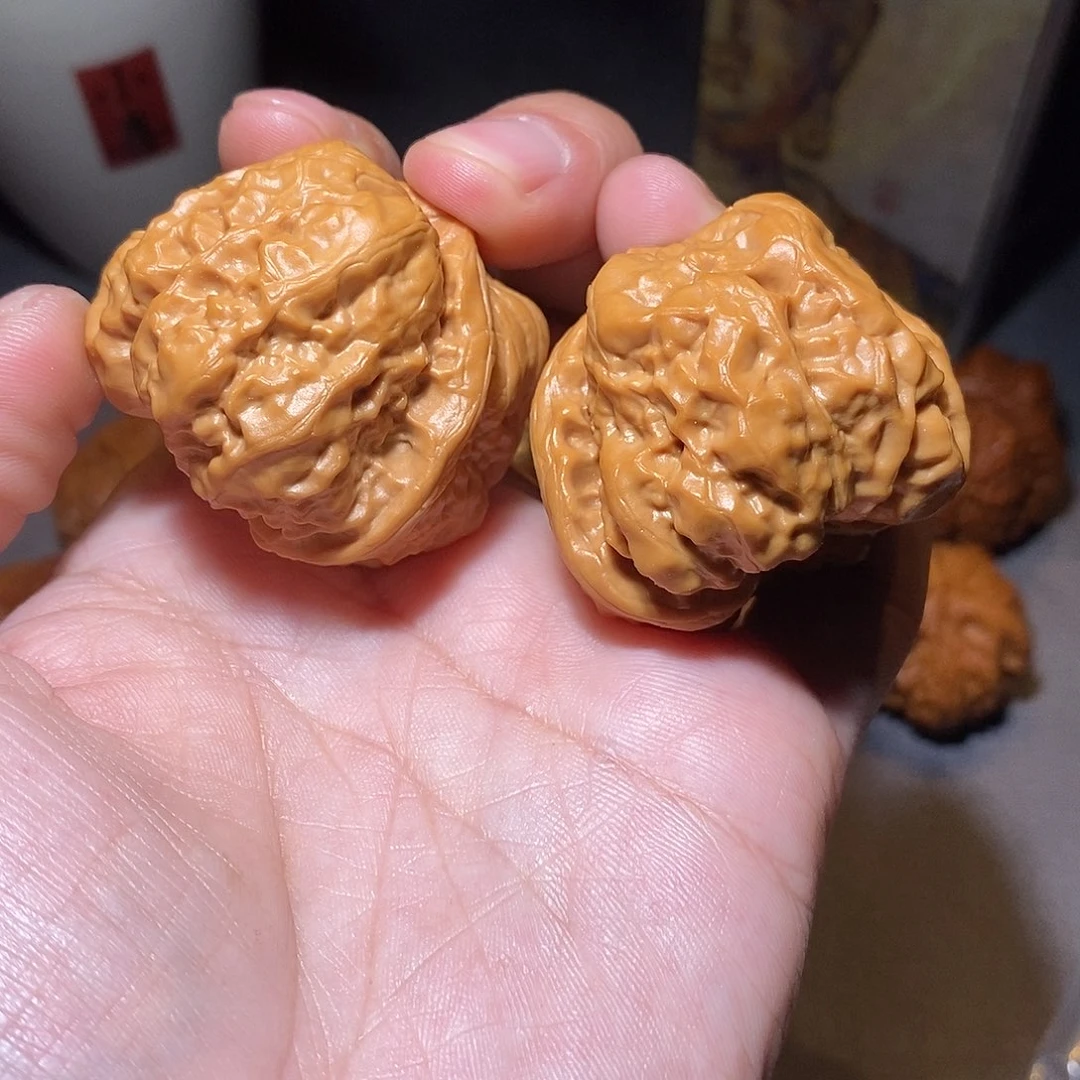 把件文玩核桃全品无修41尺怀柔蛤蟆头