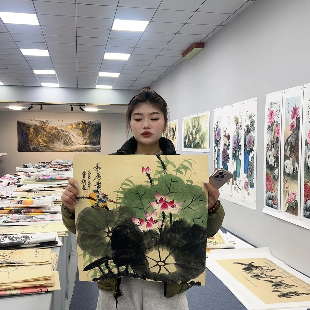 国画国画作品宣纸纯手绘