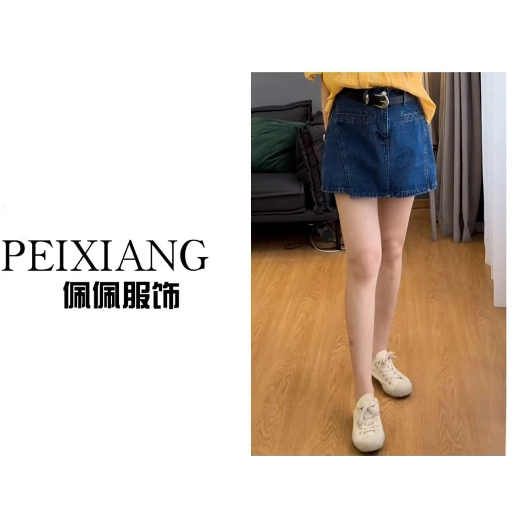 佩佩PA 【不规则裙裤】牛仔裙 A4112 6046167显瘦时尚百搭夏季先