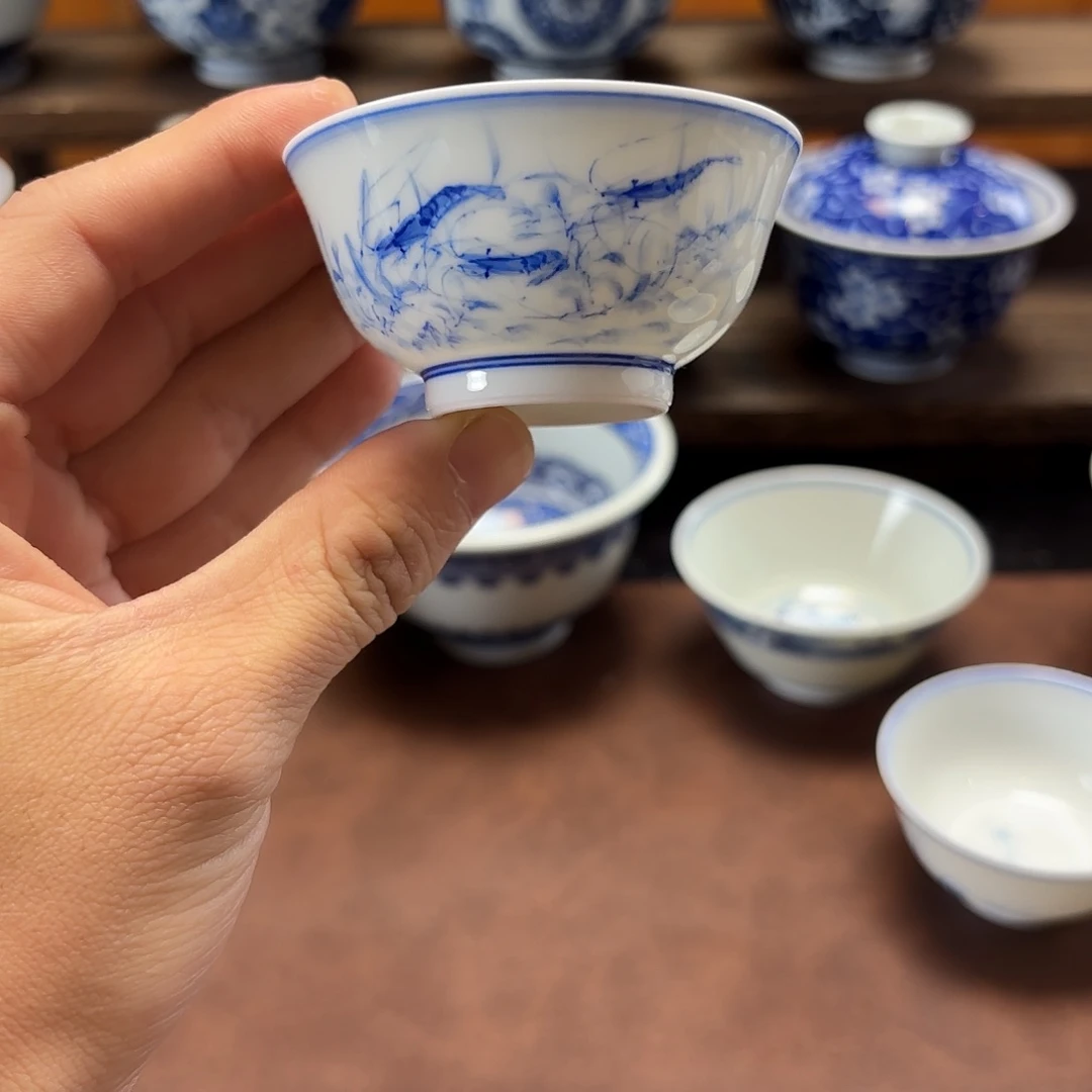 景德镇纯手工手绘小客杯