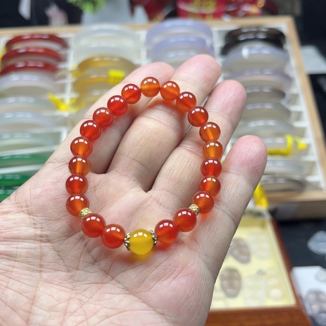 玛瑙/玉髓手链未镶嵌