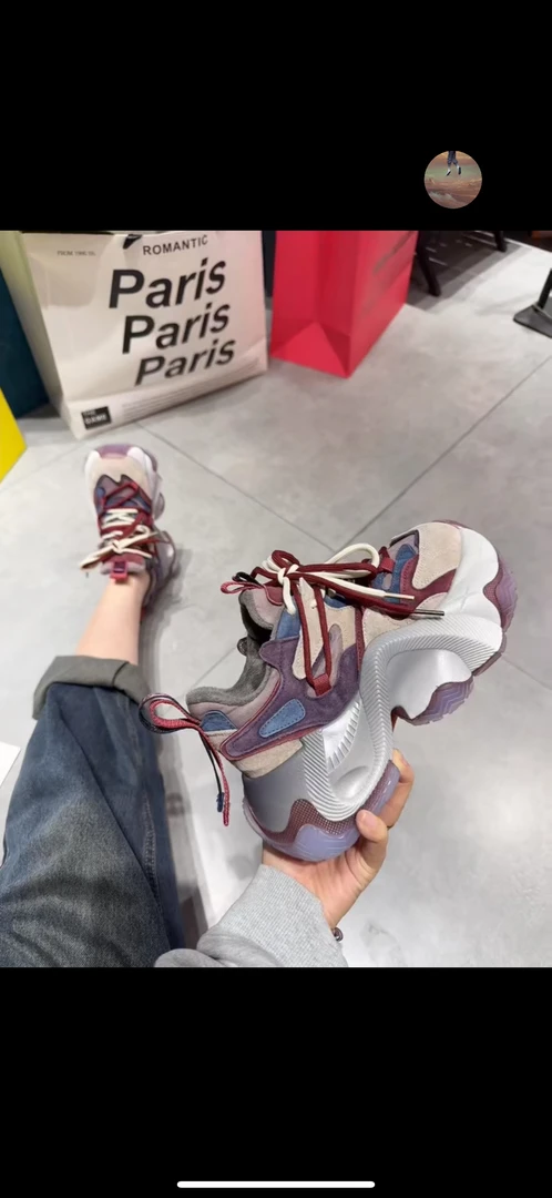 王琳家老爹鞋厚底加绒