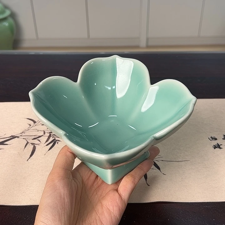龙泉云间青瓷小米茶器