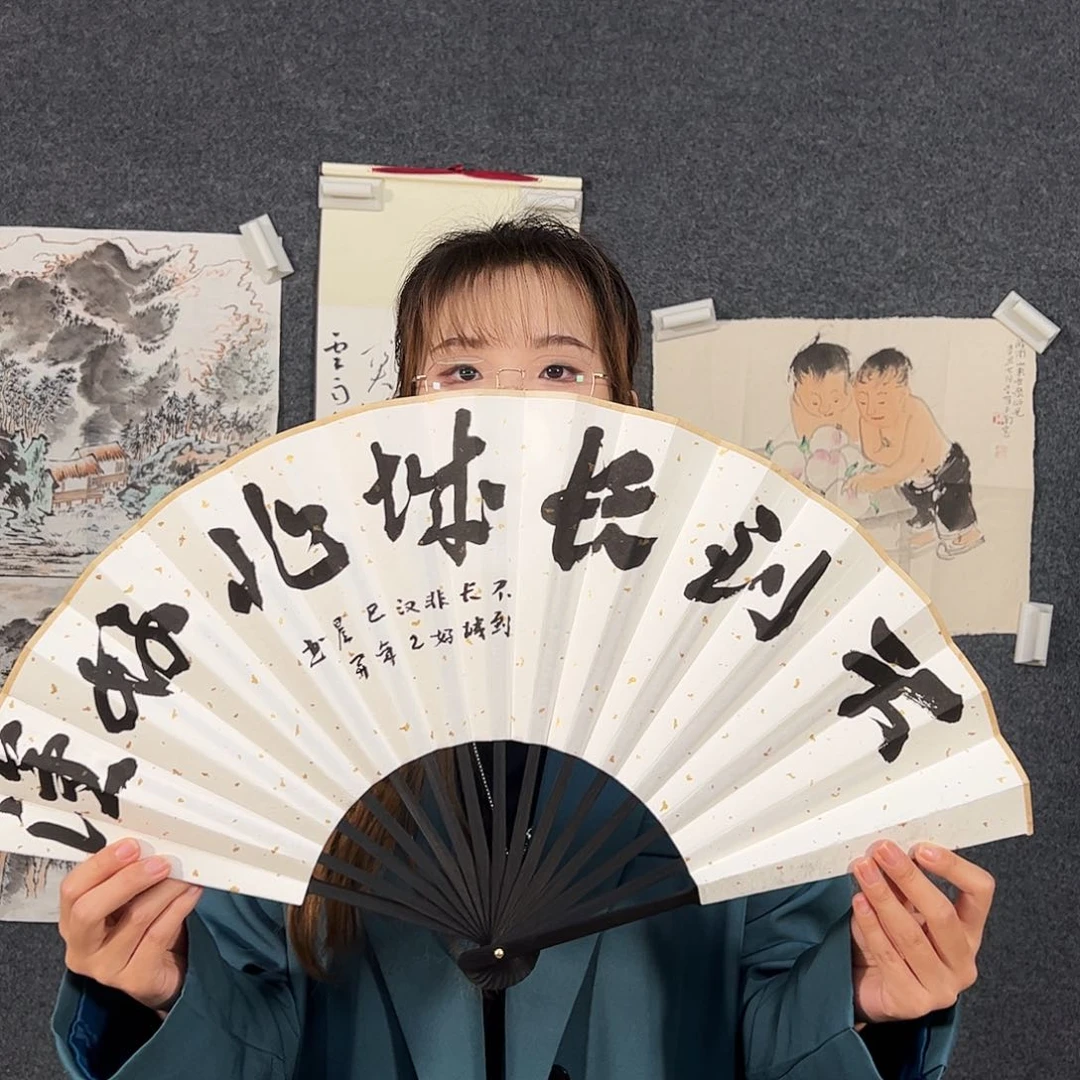 国画（vv）扇子 书画